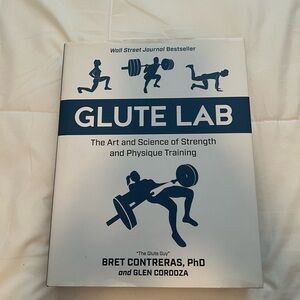 Glute Lab Book - White and Blue
